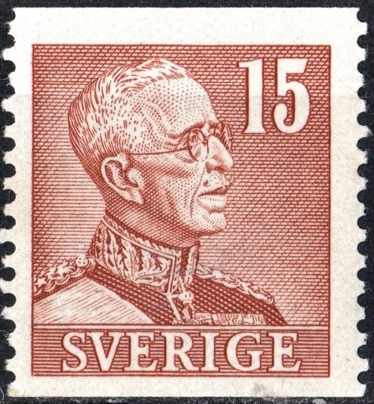 Sweden SC#302A 15õ King Gustav V (1942) MNH