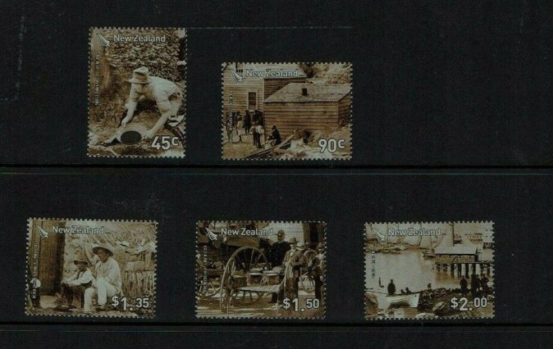 New Zealand: 2006, Gold Rush,  MNH set