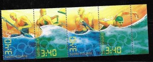 Finland 1996 Summer Olympic Games Atlanta strip Sc 1005-1008 used C5