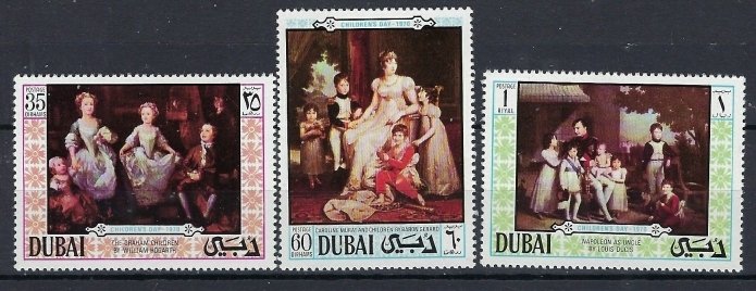 Dubai 131-35 MNH 1970 set (an8184)