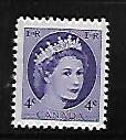 CANADA, 340, MINT HINGED,QUEEN ELIZABETH