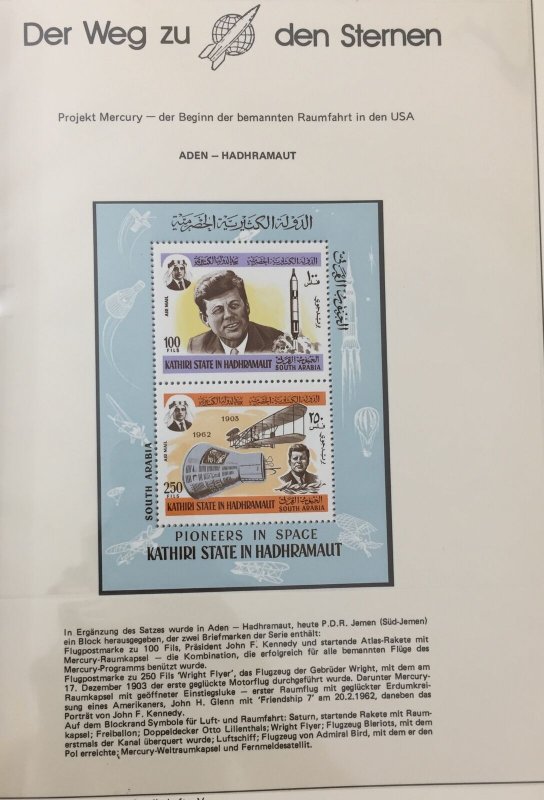 Space Der Weg Den Sternen MNH Stamps+Cover Special Pack ZK1242