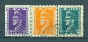 Croatia sc# 61-80 used cat value $7.25