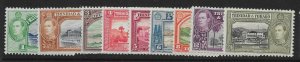 TRINIDAD & TOBAGO SG246/53 1938-44 SET TO 24c MTD MINT