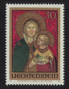 Liechtenstein 'Madonna' by da Foligno Christmas 1973 MNH SC#542 SG#586 MI#595