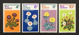 New Zealand 1972 #500-3, Alpine Plants, MNH.