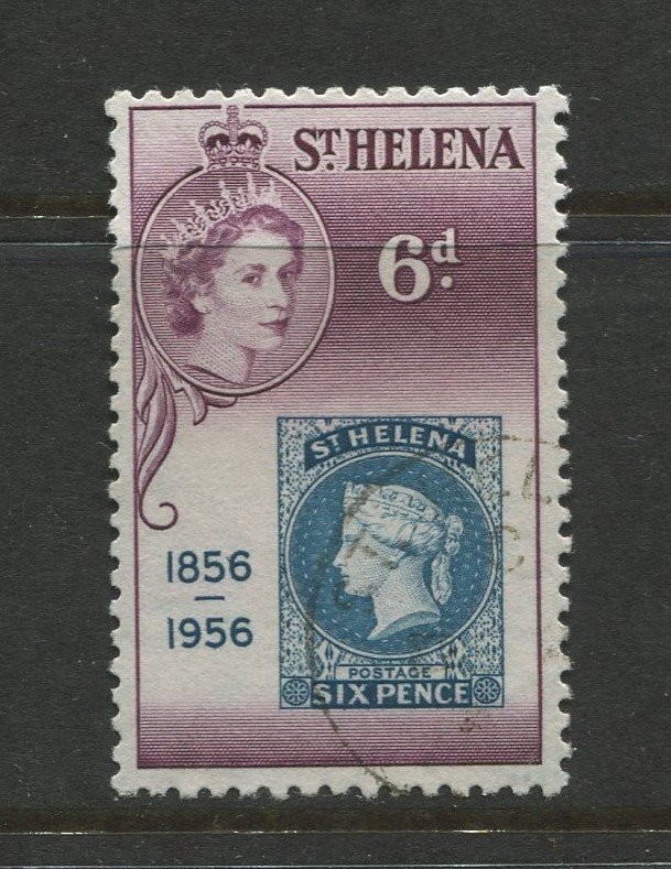 STAMP STATION PERTH St Helena #155 Cent.St Helena 1st Postage Stamp 1956 VFU