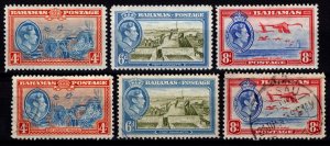 Bahamas 1938 George VI Definitives, Set [Unused / Used]