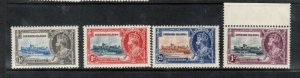 Leeward Islands #96 - #99 Very Fine Never Hinged Set