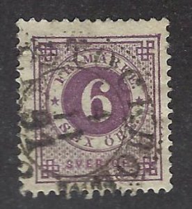 Sweden SC#44 Used F-VF SCV$63.00...Grab a Bargain!