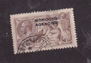 MOROCCO AGENCIES # 219 VF-LIGHT USED KGV 2/d GEORGE AND THE DRAGON CAT VALUE $75