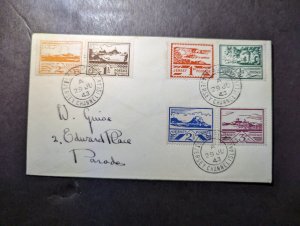 1943 England British Channel Islands Cover Jersey CI Local Use Edward Place