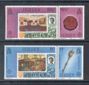 Jersey Sc 306-9 1983 Europa stamps mint NH
