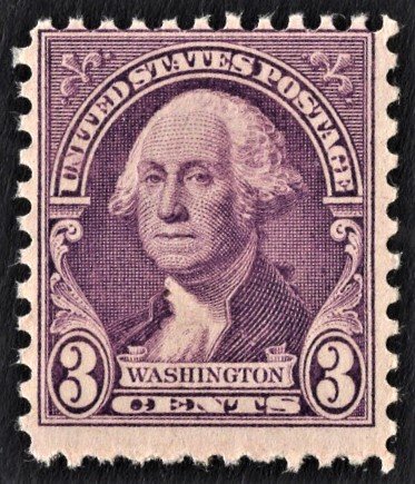 US 720 MNH VF 3 Cent Washington Deep Violet