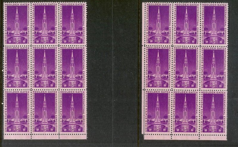 UNITED STATES (198) Blocks/Plate Blocks/Strips Stamps ALL Never Hinged FV=$67+