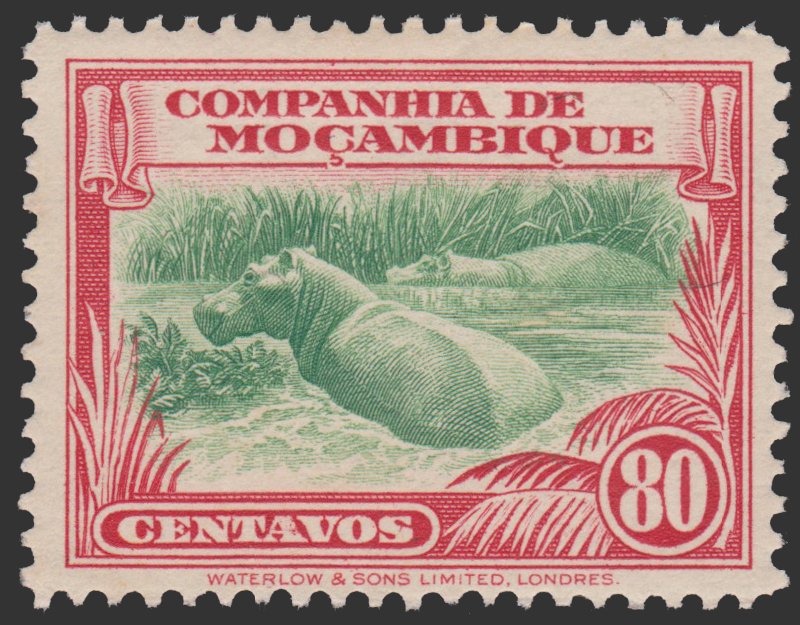 PORTUGUESE MOZAMBIQUE COMPANY 1937 STAMP. SCOTT 186. UNUSED