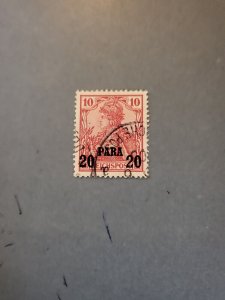 Stamps German Offices in Turkey Scott #26 used