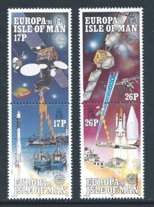 Isle of Man #468-71 NH Europa '91 - 2 Pairs