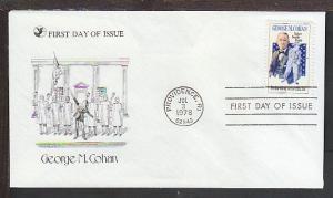 US 1756 George Cohen 1978 Readers Digest U/A FDC 