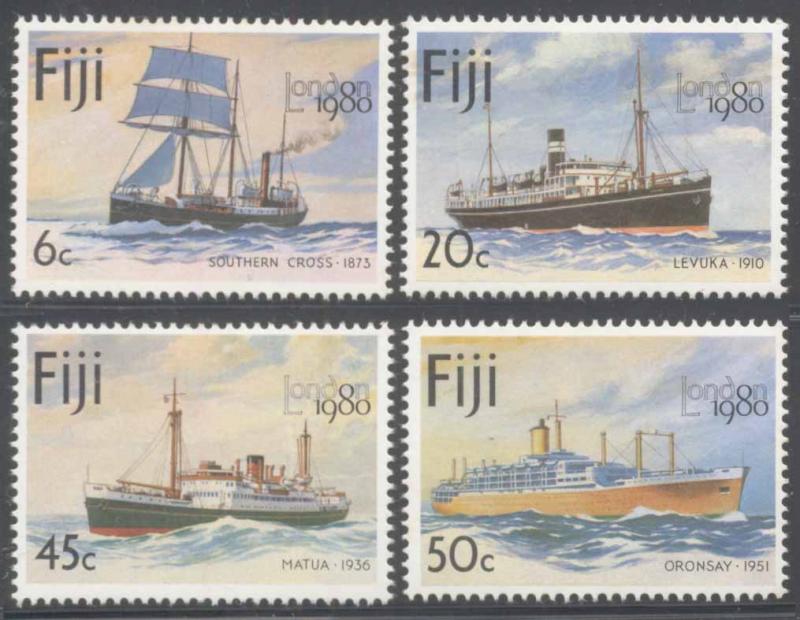 Fiji ~ #426-29 ~ Ships ~ MNH Set