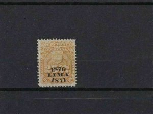 PERU PROVINCE OVERPRINT 1871- 73  REVENUE STAMP  REF 6030