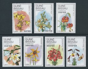 Guinea Bissau #787-93 NH Flowers - Lilies