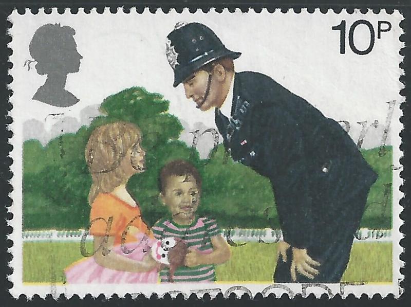 Great Britian #875 10p Constable and Children