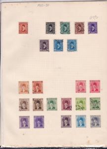 egypt issues of 1920-30 stamps page ref 18121