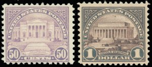 US Scott #570 - #571, Mint-NH, WASH DC Landmarks, SCV $155.00! (SK)