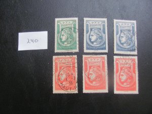 FRANCE 1937 USED RADIO STAMPS XF (240) NEW COLLECTION
