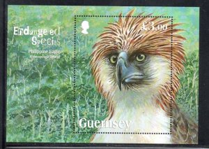 Guernsey Sc 1332 2016 Philippine Eagle stamp sheet mint NH