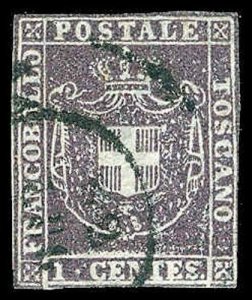 ITALIAN STATES- TUSCANY 17a  Used (ID # 73419)