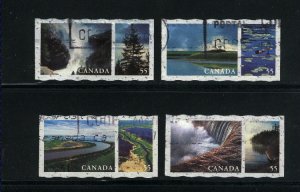Canada #1854a,b,d,e  used VF 2000 PD
