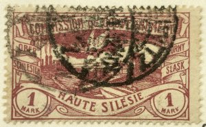 AlexStamps UPPER SILESIA #28 VF Used 