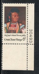 1364 * CHIEF JOSEPH *  U.S. Postage Stamp MNH * LR PL#30493