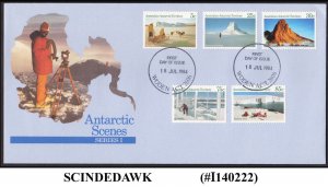 AUSTRALIAN ANTARCTIC TERRITORY - 1984 ANTARCTIC SCENES - 5V FDC