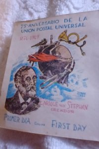 Cuba.1950.UNION POSTAL UNIVERSAL,75.ANNIVER.E.VON STEPHAN.FDC