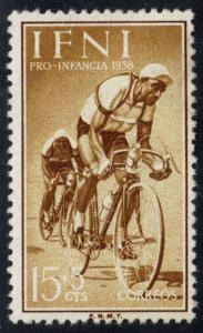 Ifni #B37 Cyclists, Unused (0.25)