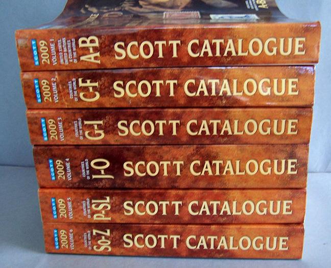 Scott 2009 Catalogs, Complete Set, Vols. 1 to 6, Great Shape