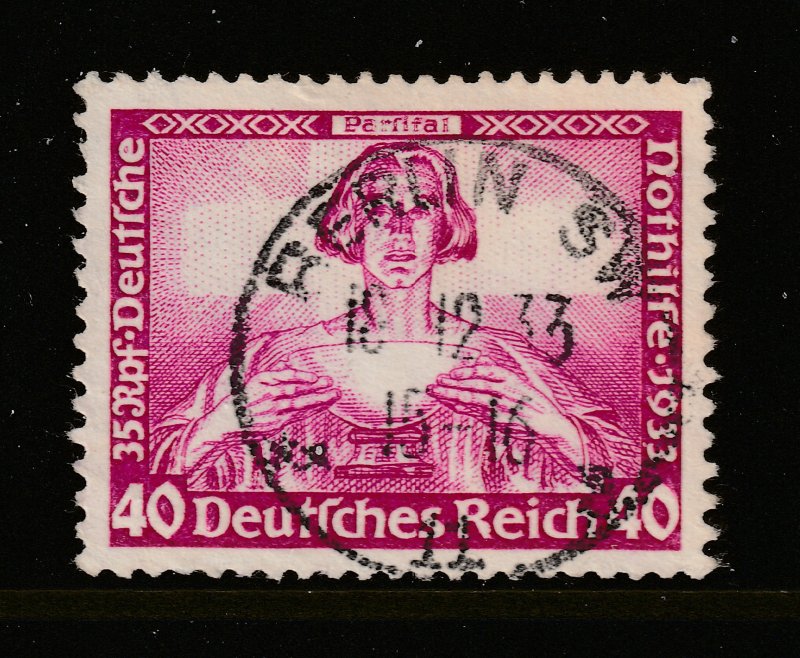 Germany a 40+35pf good/fine used Wagners Operas from the 1933 set