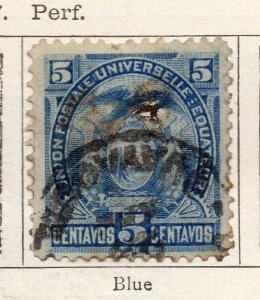 Ecuador 1887 Early Issue Fine Used 5c. NW-114027