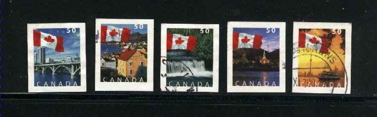 Canada #2076-80  -3  used VF 2004 PD