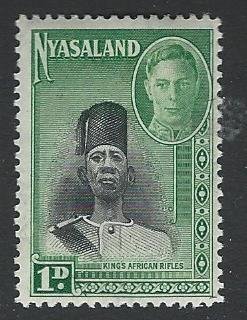 Nyasaland Protectorate mh sc. 69