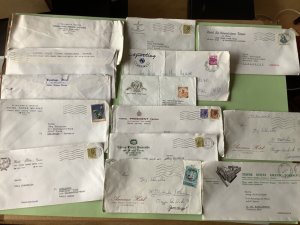 Italy collection large Hotel  mail  covers 14  items Ref A2031