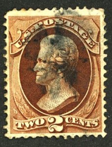 U.S. #135 USED CREASES