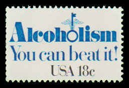 PCBstamps   US #1927 18c Alcoholism, 1981, MNH, (3)
