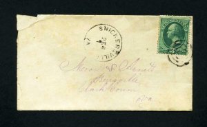 # 147 from Snickersville, VA, Dead Post Office, to Berryville, VA - 12-1-1870's