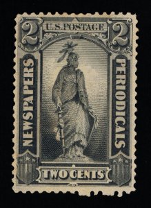 EXCELLENT GENUINE SCOTT #PR9 VF-XF MINT NG 1875 CBNC PRINTING NEWSPAPER STAMP