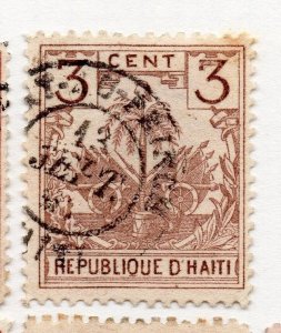 Haiti 1887 Early Issue Fine Used 3c. 073393