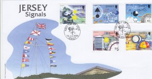 Jersey 2008,  Signals  Set of 5 on FDC
